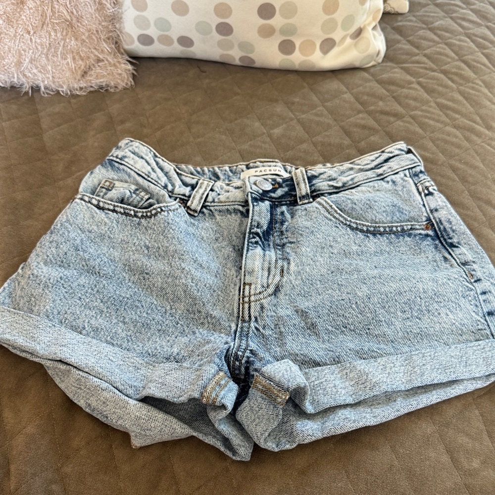PacSun Light Blue Jean Shorts